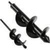 SINCèREETALI 2 Pièces Mèche Jardin Tarière, Outil Creuser Trou Terre Gants Outil De Jardinage Pour Faire Trou Planter Des Arbres, Arbustes, Culture Profonde Fleurs Bulbes Miniatures, Ø 80+ Ø 40 Mm