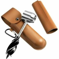 FOZIY Perceuse à Main Pour Le Travail Du Bois, Perceuse De Survie Manuelle, Tarière Manuelle Pour Le Camping，Fonepro