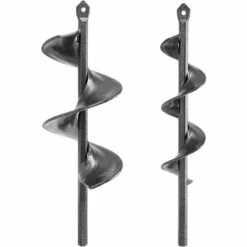 EINEMGELD Forets De Tarière Pour Planter Une Perceuse De Jardin Perceuse Hélicoïdale De Jardin Pour Plantes De Jardin Tarière Pour Perceuse Hexagonale 3/8"ensemble 2 En 1 (22 CM)