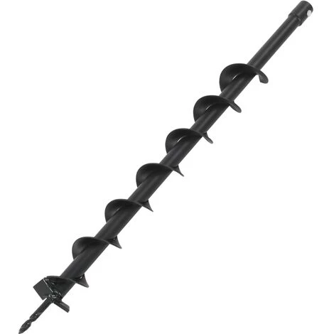 TANCYCO Foret à Tarière En Acier Robuste Noir 60 Mm 1 TANCYCO Foret à Tarière En Acier Robuste Noir 60 Mm