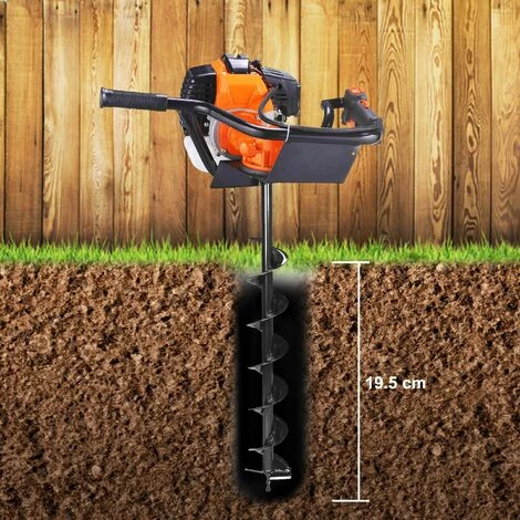 MEZHENG Foret De Jardin En Spirale 80x10cm, Mèche Jardin Tarière, Outil De Creuser Des Trous Cultiver En Profondeur, Pour Fleur Planter Des Arbres Arbustes 5 MEZHENG Foret De Jardin En Spirale 80x10cm, Mèche Jardin Tarière, Outil De Creuser Des Trous Cultiver En Profondeur, Pour Fleur Planter Des Arbres Arbustes – Image 5