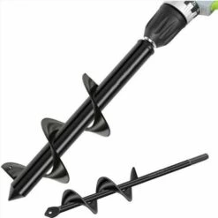 JOORRT Mèche Jardin Tarière 80 Et 40 Mm 2 Pièces, Forets De Jardin En Spirale, Outil De Plantation Pratique Pour Faire Rapidement Trou Et Planter Des Fleurs Arbres Arbustes.
