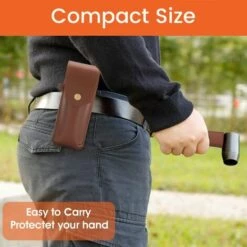 BEARSU Tarière Manuelle Foret à Bois Ensemble De Forets Outil De Survie Clé à Tarière Manuelle Colonne Trou Pelle Sac à Dos Extérieur Équipement De Camping (Noir) -Tarière motorisée Soldes 65098608 4