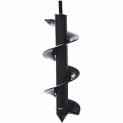 OSQI Remplacement Pour Essence Perceuse électrique Marteau Sol Tarière Foret Planteur Jardin Tarière Trou Pelle Tête Noir 5*22cm