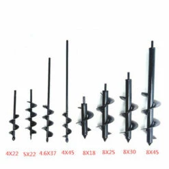 MèREÉTERNEL Mèche Pour Tarière Plantoir Rapide Pour Plantes , Bulbes De Jardin, Parasol - Pour Perceuse Hexagonale 9,5 Mm 2*18inch Ternel -Tarière motorisée Soldes 65711623 4