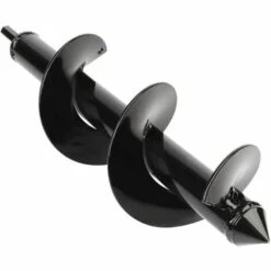 MERéTéET Mèche Jardin Tarière, Foret De Jardin En Spirale, Tarière De Jardinage Pour Perceuse électrique, Tige Hexagonale, Perceuse à Spirale, Outil De Jardinage Pour Planter Semis Et Bulbes- 8 * 30cm