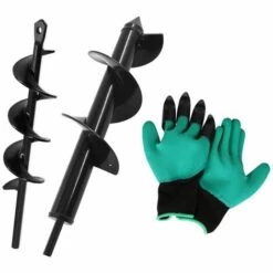 LUCKY-88 Jardin Creusant Et Desserrant Le Sol Plantant Une Perceuse Au Sol Avec Des Gants -Tarière motorisée Soldes 65798986 5