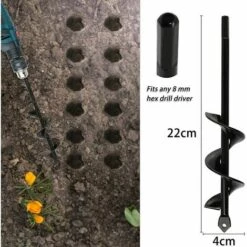 KAEJYIUT Jardin Perceuse 8x30cm Et 4x22cm Perceuse Jardinage Foret Spirale Pour Perceuse Tariere Perceuse Tarriere Jardin Perceuse Pour Jardin Tarriere De Jardin Pour Perceuse Foret De Tarriere Foret 7 KAEJYIUT Jardin Perceuse 8x30cm Et 4x22cm Perceuse Jardinage Foret Spirale Pour Perceuse Tariere Perceuse Tarriere Jardin Perceuse Pour Jardin Tarriere De Jardin Pour Perceuse Foret De Tarriere Foret -Tarière motorisée Soldes 65810726 3