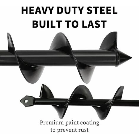 KAEJYIUT Jardin Perceuse 8x30cm Et 4x22cm Perceuse Jardinage Foret Spirale Pour Perceuse Tariere Perceuse Tarriere Jardin Perceuse Pour Jardin Tarriere De Jardin Pour Perceuse Foret De Tarriere Foret 4 KAEJYIUT Jardin Perceuse 8x30cm Et 4x22cm Perceuse Jardinage Foret Spirale Pour Perceuse Tariere Perceuse Tarriere Jardin Perceuse Pour Jardin Tarriere De Jardin Pour Perceuse Foret De Tarriere Foret – Image 4