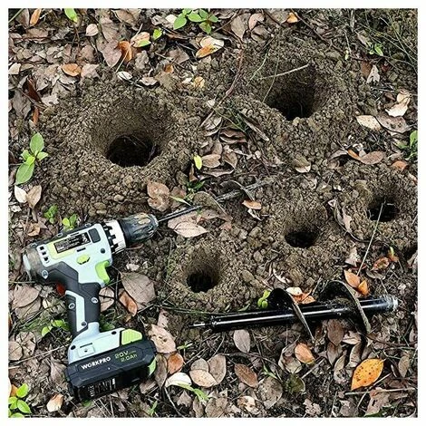 KAEJYIUT Mèche Jardin Tarière 2 Pièces, Forets De Jardin En Spirale, Outil De Plantation Pratique Pour Faire Rapidement Trou Et Planter Des Fleurs Arbres Arbustes 3 KAEJYIUT Mèche Jardin Tarière 2 Pièces, Forets De Jardin En Spirale, Outil De Plantation Pratique Pour Faire Rapidement Trou Et Planter Des Fleurs Arbres Arbustes – Image 3