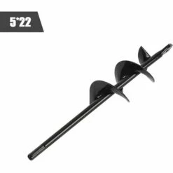 OSQI Tariere Pour Perceuse Foret De Sol Pour Outils De Jardinage De Tarière De Jardinière De Perceuse En Acier De Planteur Bon Aide De Graine,5x22cm -Tarière motorisée Soldes 65988689 5