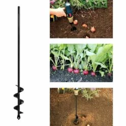 BAICCCF Pour Une Perceuse Foret De Tarière De Jardin 4x45cm, Outil De Plantation Pratique Pour La Plantation De Semis De Bulbes De Literie, Foret De Jardin En Spirale Pour Perceuse à Main Et Perceuse électrique Jiujiu -Tarière motorisée Soldes 66093902 4