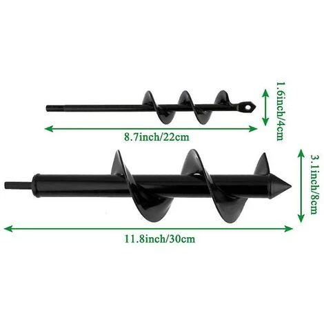 BAICCCF Pour Une Perceuse Foret De Jardin Tarière 80 40 Outil De Jardin Tarière De Jardin Outil De Plantation De Foret De Jardin En Spirale Pour Faire Des Trous De Plantation De Semis Et De Bulbes (80+ 40 Mm) 2 BAICCCF Pour Une Perceuse Foret De Jardin Tarière 80 40 Outil De Jardin Tarière De Jardin Outil De Plantation De Foret De Jardin En Spirale Pour Faire Des Trous De Plantation De Semis Et De Bulbes (80+ 40 Mm) – Image 2