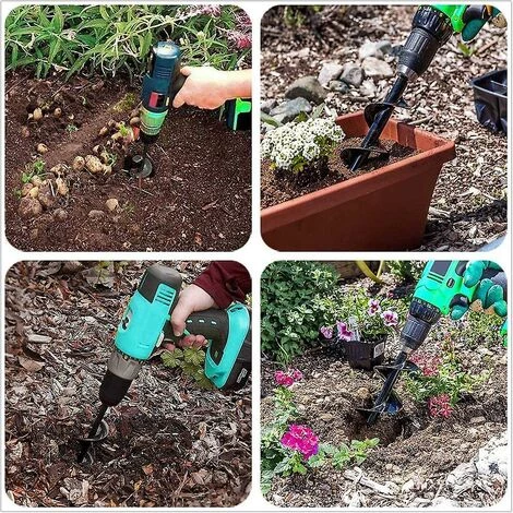 BAICCCF Pour Une Perceuse Foret De Jardin Tarière 80 40 Outil De Jardin Tarière De Jardin Outil De Plantation De Foret De Jardin En Spirale Pour Faire Des Trous De Plantation De Semis Et De Bulbes (80+ 40 Mm) 5 BAICCCF Pour Une Perceuse Foret De Jardin Tarière 80 40 Outil De Jardin Tarière De Jardin Outil De Plantation De Foret De Jardin En Spirale Pour Faire Des Trous De Plantation De Semis Et De Bulbes (80+ 40 Mm) – Image 5