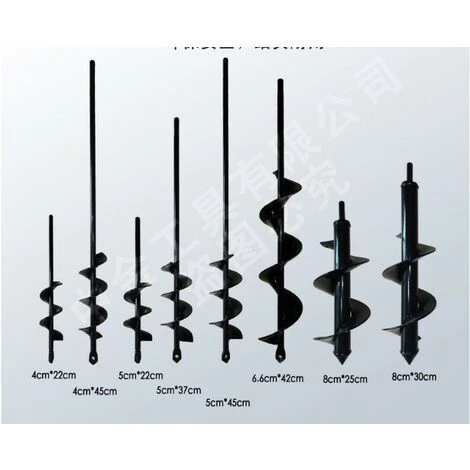 YIDOMDE Jardin Foreuse, Tige Hexagonale Acier Inoxydable, Tariere Thermique, Creuser Des Trous Cultiver En Profondeur, Outil De Plantation Pratique Pour Fleur Planter Des Arbres Arbustes (Dia: 8cm L: 25cm) 5 YIDOMDE Jardin Foreuse, Tige Hexagonale Acier Inoxydable, Tariere Thermique, Creuser Des Trous Cultiver En Profondeur, Outil De Plantation Pratique Pour Fleur Planter Des Arbres Arbustes (Dia: 8cm L: 25cm) – Image 5