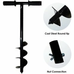 LIFCAUSAL Foret De Jardin Manuel Digger Post Ground Auger Portable Pour La Plantation -Tarière motorisée Soldes 66806561 3