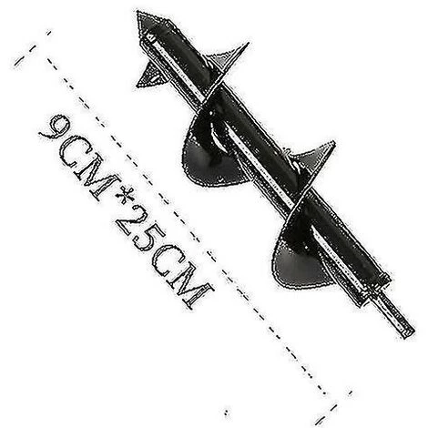 ZHUOXUAN 4 Tailles Jardin Tarière Foret Outil Spirale Trou Pelle Sol Perceuse Terre Perceuse 5 ZHUOXUAN 4 Tailles Jardin Tarière Foret Outil Spirale Trou Pelle Sol Perceuse Terre Perceuse – Image 5