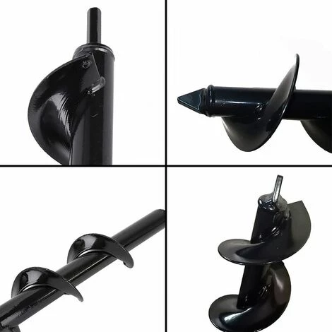 FLETéçA Jardin Foreuse, Tige Hexagonale Acier Inoxydable, Tariere Thermique, Creuser Des Trous Cultiver En Profondeur, Outil De Plantation Pratique Pour Fleur Planter Des Arbres Arbustes (Dia: 8cm L: 30cm) 2 FLETéçA Jardin Foreuse, Tige Hexagonale Acier Inoxydable, Tariere Thermique, Creuser Des Trous Cultiver En Profondeur, Outil De Plantation Pratique Pour Fleur Planter Des Arbres Arbustes (Dia: 8cm L: 30cm) – Image 2