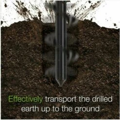 OCXIN Mèche Jardin Tarière 80 Et 40 Mm 2 Pièces, Forets De Jardin En Spirale, Outil De Plantation Pratique Pour Faire Rapidement Trou Et Planter Des Fleurs Arbres Arbustes. -Tarière motorisée Soldes 67533345 4