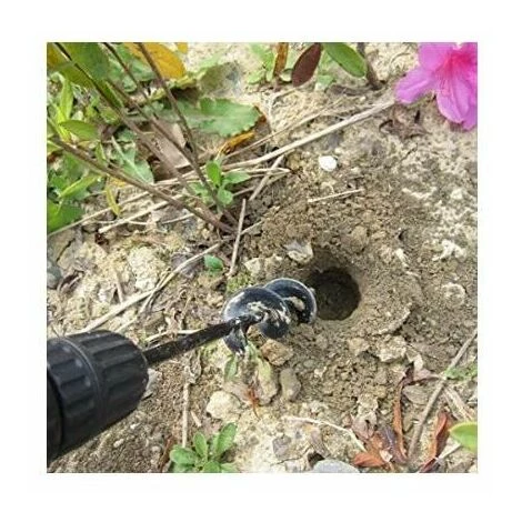 QERSTA (5x75cm) Jardin Auger Foret Jardin Post Hole Digger Avec Non-Slip Hex Entraînement Usine Fleur Ampoule Spirale Bedding Mèche Cultivateur Du Sol à La Main 2 QERSTA (5x75cm) Jardin Auger Foret Jardin Post Hole Digger Avec Non-Slip Hex Entraînement Usine Fleur Ampoule Spirale Bedding Mèche Cultivateur Du Sol à La Main – Image 2