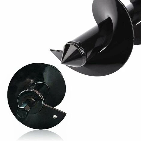 QERSTA Jardin Foreuse, Tige Hexagonale Acier Inoxydable, Tariere Thermique, Creuser Des Trous Cultiver En Profondeur, Outil De Plantation Pratique, Pour Fleur Planter Des Arbres Arbustes-(Dia: 8cm L: 30cm) 3 QERSTA Jardin Foreuse, Tige Hexagonale Acier Inoxydable, Tariere Thermique, Creuser Des Trous Cultiver En Profondeur, Outil De Plantation Pratique, Pour Fleur Planter Des Arbres Arbustes-(Dia: 8cm L: 30cm) – Image 3