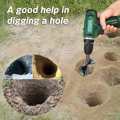 Cisea Mèches Pour Tarière, Antidérapantes, Pour Plantes En Spirale, Plantes De Jardin Et Plantes à Fleurs 4,1 X 22,9 Cm - Noir 4 Cisea Mèches Pour Tarière, Antidérapantes, Pour Plantes En Spirale, Plantes De Jardin Et Plantes à Fleurs 4,1 X 22,9 Cm - Noir – Image 4