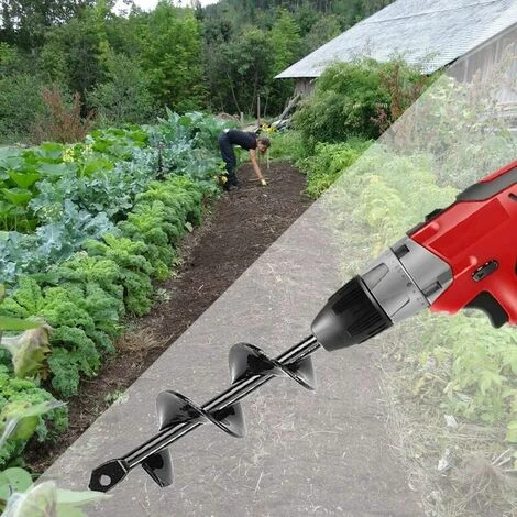 QERSTA Mèches Pour Tarière, Antidérapantes, Pour Plantes En Spirale, Plantes De Jardin Et Plantes à Fleurs 4,1 X 22,9 Cm - Noir 5 QERSTA Mèches Pour Tarière, Antidérapantes, Pour Plantes En Spirale, Plantes De Jardin Et Plantes à Fleurs 4,1 X 22,9 Cm - Noir – Image 5